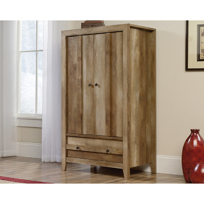 Foundry Select Colunga Solid + Manufactured Wood Armoire & Reviews Wayfair Canada